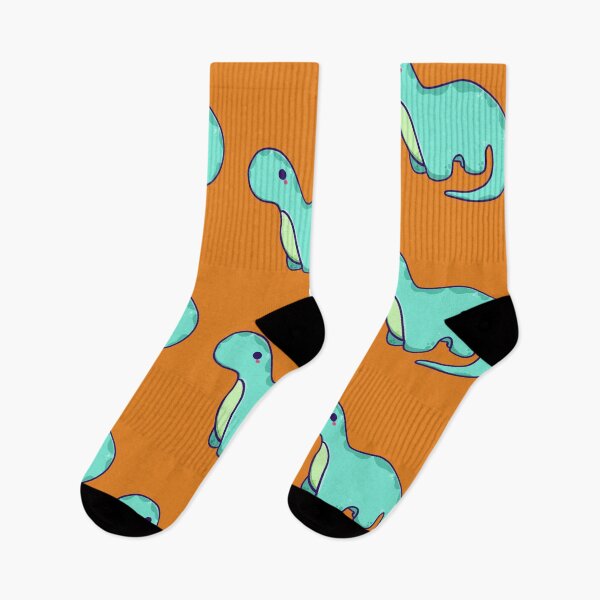 Item preview, Dinosaur brontosaurus cute kawaii for kids and dinosaur lovers designed and sold by NymeriaH.