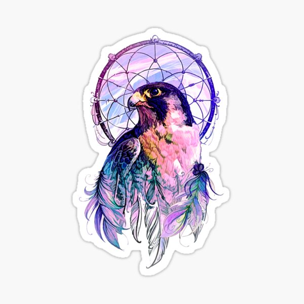 Falcon - Catcher of Dreams Sticker