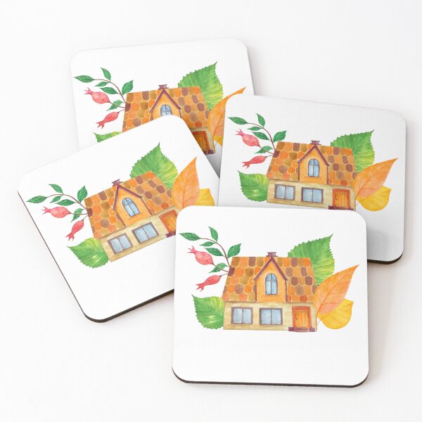 Item preview, Autumn house. Fall, halloween, harvest, hello autumn, thanksgiving, leaf fall. designed and sold by AnaGuziiArt.