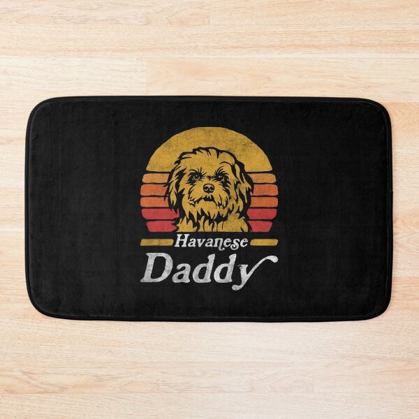 Item preview, Retro Vintage Havanese Daddy designed and sold by More Cute Dogs.