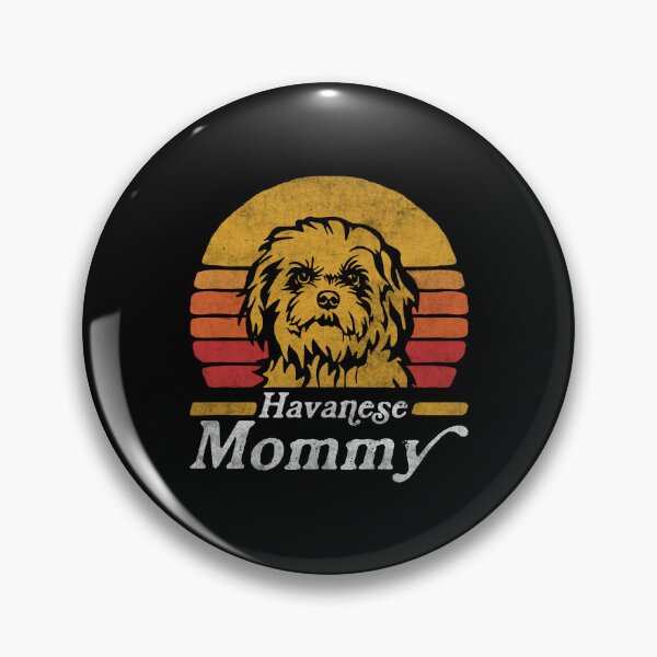 Item preview, Retro Vintage Havanese Mommy designed and sold by More Cute Dogs.