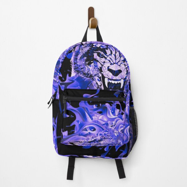 Item preview, Tiger and Woman's Face on Abstract Background designed and sold by Gota-30.