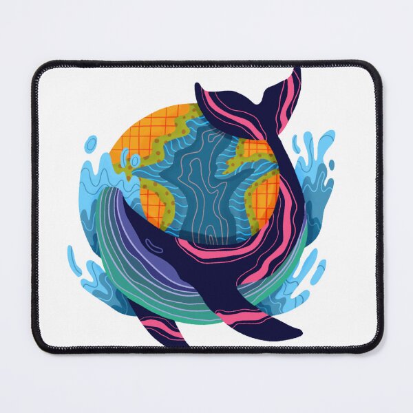 Item preview, Blue whale art designed and sold by Aysa Galaxy.