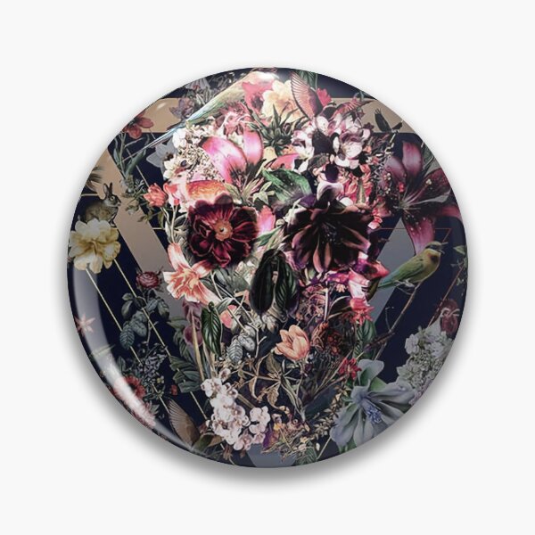 Item preview, Flower skull designed and sold by GhOsToFaPoEt.