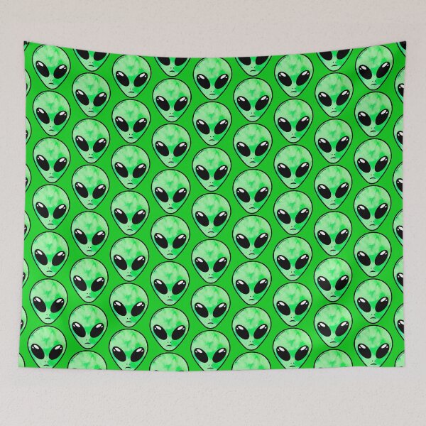 Item preview, Alien head - Green Gas skin designed and sold by AreaStickers.