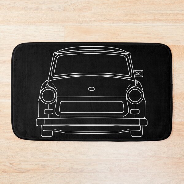 Item preview, Trabant 601 front white lines designed and sold by EdimDesign.