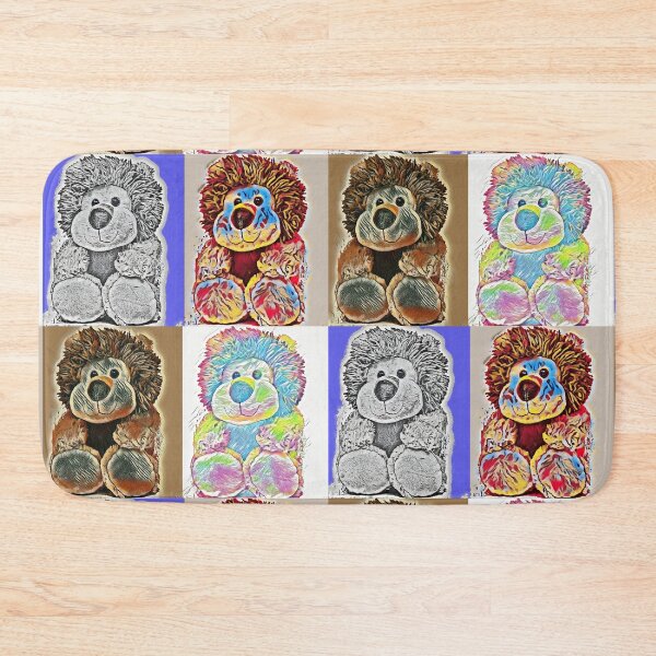 Item preview, Pop Art Cute Stuffed Lion Pattern  designed and sold by McThingummy.