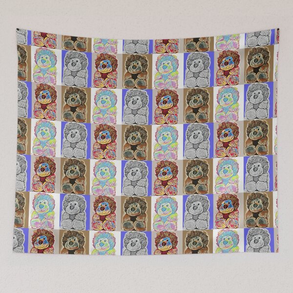 Item preview, Pop Art Cute Stuffed Lion Pattern  designed and sold by McThingummy.