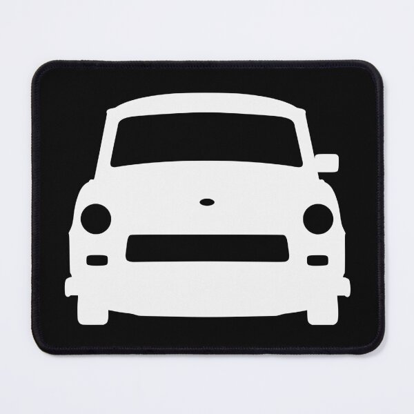 Item preview, Trabant 601 front white silhouette designed and sold by EdimDesign.