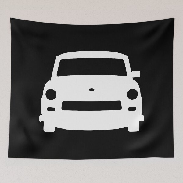 Item preview, Trabant 601 front white silhouette designed and sold by EdimDesign.