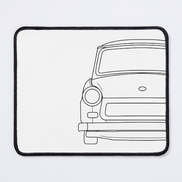 Item preview, Trabant 601 front black lines designed and sold by EdimDesign.