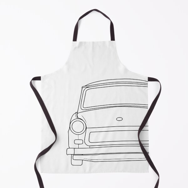 Item preview, Trabant 601 front black lines designed and sold by EdimDesign.