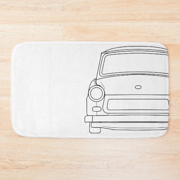 Item preview, Trabant 601 front black lines designed and sold by EdimDesign.