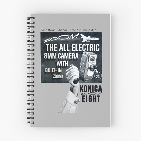 Item preview, KONICA ZOOM 8MM CINE CAMERA - ADVERT designed and sold by ThrowbackAds.