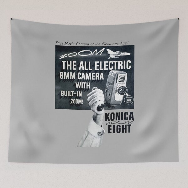 Item preview, KONICA ZOOM 8MM CINE CAMERA - ADVERT designed and sold by ThrowbackAds.