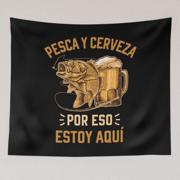 Item preview, Pesca y Cerveza Pesca y Cerveza Divertido Pescador Bebiendo designed and sold by grinta2021.