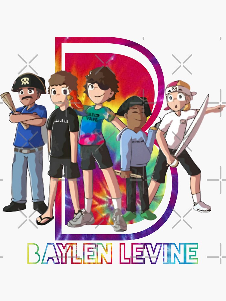 "BAYLEN LEVINE" Sticker for Sale by Redbubble