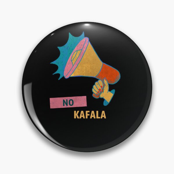 Artikelvorschau, Kein Kafala System Protest Design Schwarze Version entworfen und verkauft von lordyswiss.