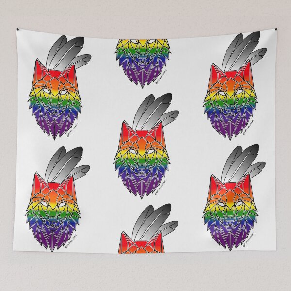 Item preview, Indigiqueer (okwa:ho) Wolf designed and sold by kittthomasart.