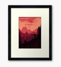 Under A Blood Moon Framed Print