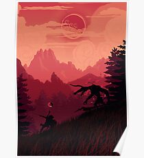 Under A Blood Moon Poster