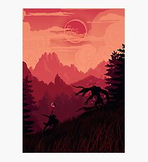 Unter einem Blutmond Fotodruck