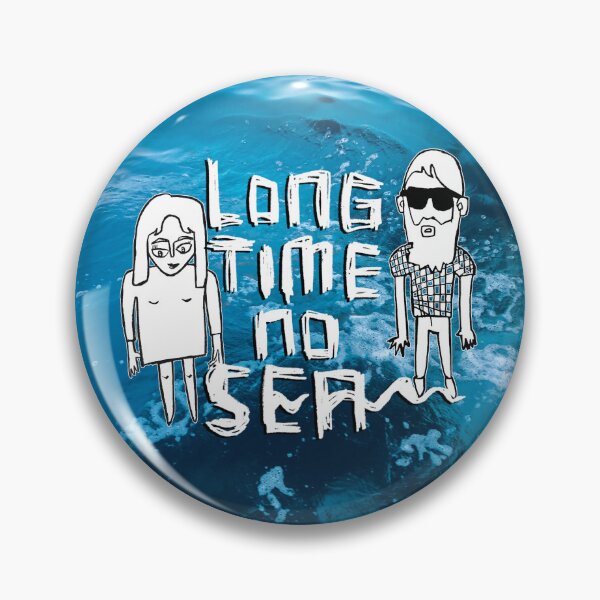 Item preview, Funny, Ocean Sea Summer Vibe, Long Time No Sea designed and sold by badlydrawnbabe.