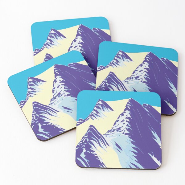 Item preview, Snowy Mountain Peaks Illustration designed and sold by Arkneer.