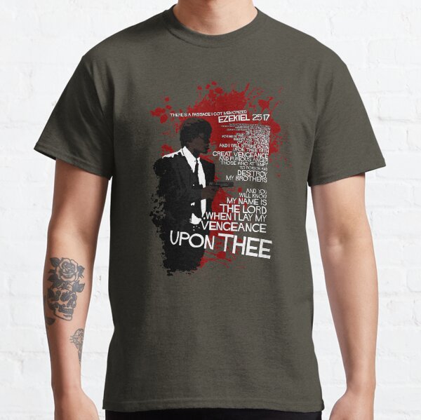 Movie Quote with-a-gun 4 PULP FICTION Classic T-Shirt