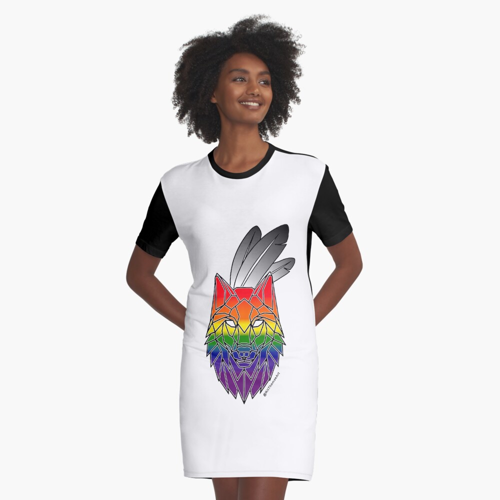 Item preview, Graphic T-Shirt Dress designed and sold by kittthomasart.