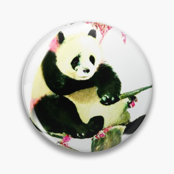 Item preview, Extremely Cute Image Of Panda Sitting in Cherry Blossom tree.  designed and sold by mrtom414.
