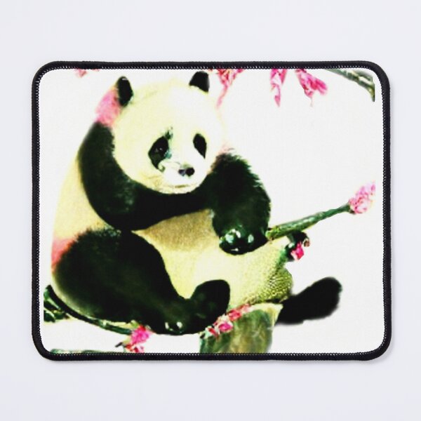 Item preview, Extremely Cute Image Of Panda Sitting in Cherry Blossom tree.  designed and sold by mrtom414.