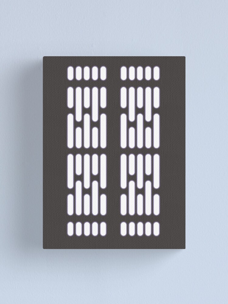Thumbnail 1 of 3, Canvas Print, DeathStar designed and sold by AdamGraphite.