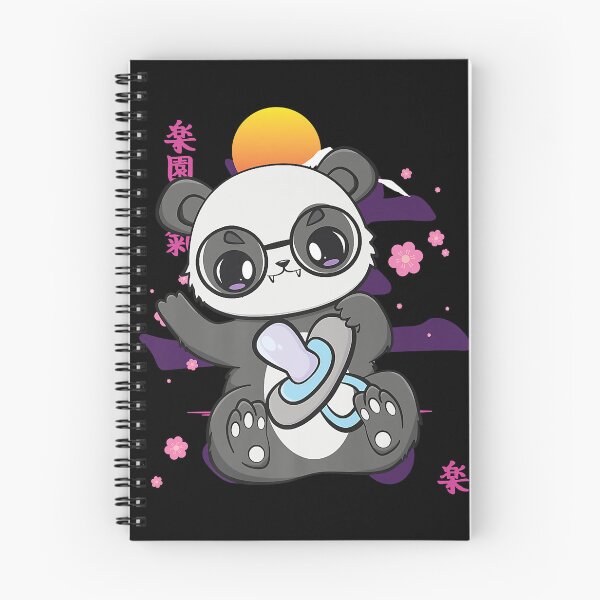 Item preview, Chinese panda with soother and kawaii bear for otaku designed and sold by DanielPenington.