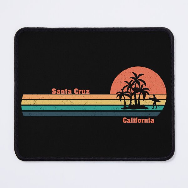 Item preview, California Surfing Sante Cruz Vintage Grunge Texture Sunset designed and sold by RaybenMedia.