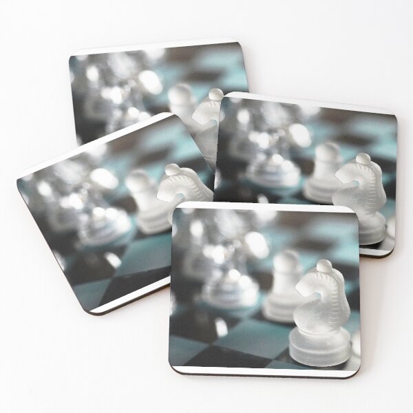 Item preview, Knight's move: Glass Chess Pieces still-life  designed and sold by Richard Flint.