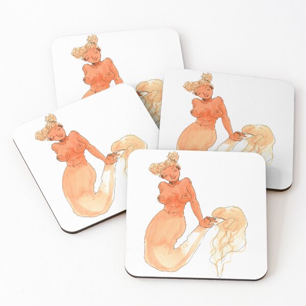Item preview, Burnt Orange - Mermay 2022 day 12 designed and sold by Adca-art.