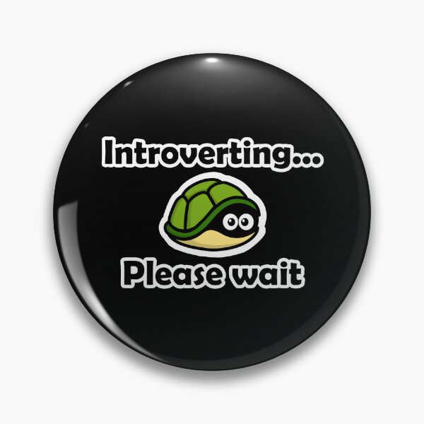 Item preview, Introverting... Please Wait Turtle Version designed and sold by GGlobeStudio.