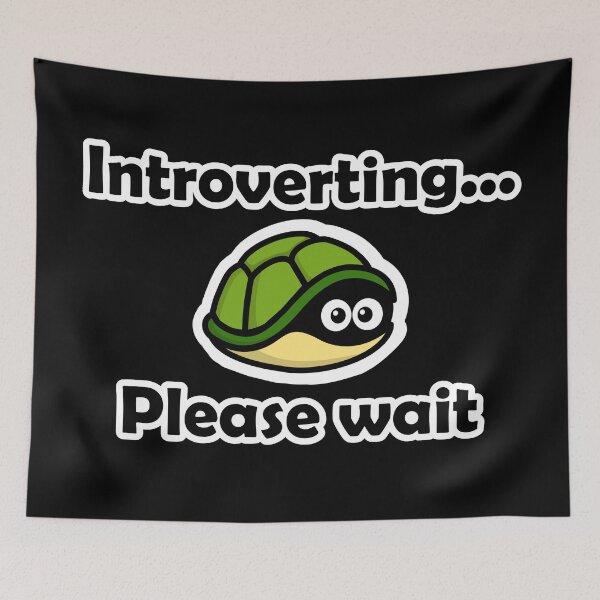 Item preview, Introverting... Please Wait Turtle Version designed and sold by GGlobeStudio.