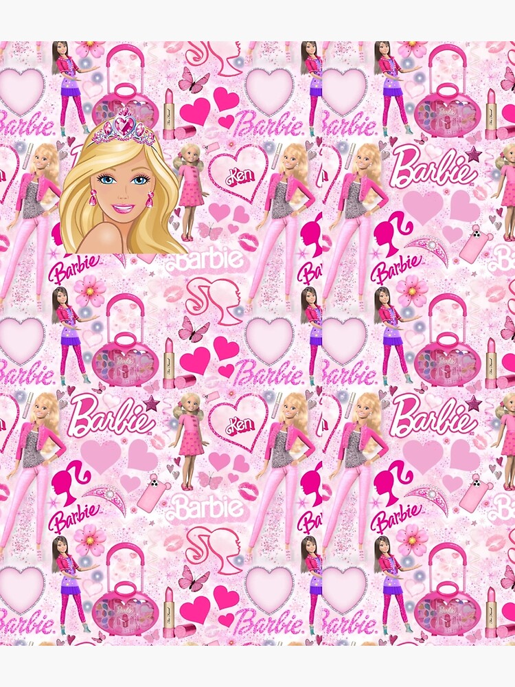 Disover Barbie Collage With Queen Barbie Backpack