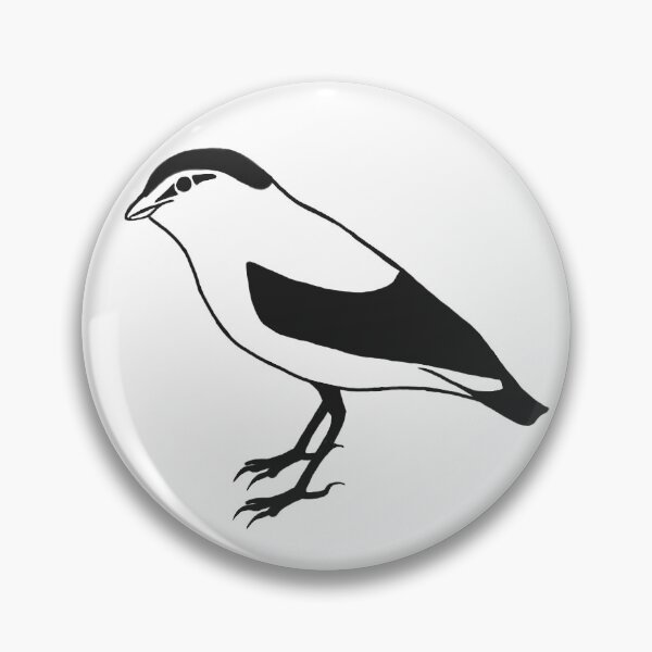 Item preview, Black and white pardalote bird drawing designed and sold by Opalaeo.