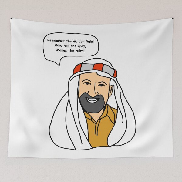 Item preview, Funny Saying Remember The Golden Rule designed and sold by Yeaha.