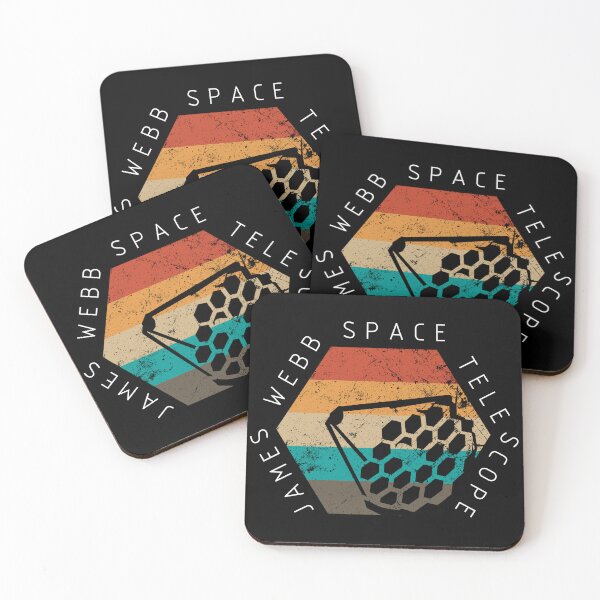 Item preview, vintage retro James Webb Space Telescope Retro Cosmic JWST Vintage Space designed and sold by KOURCHAL ART.
