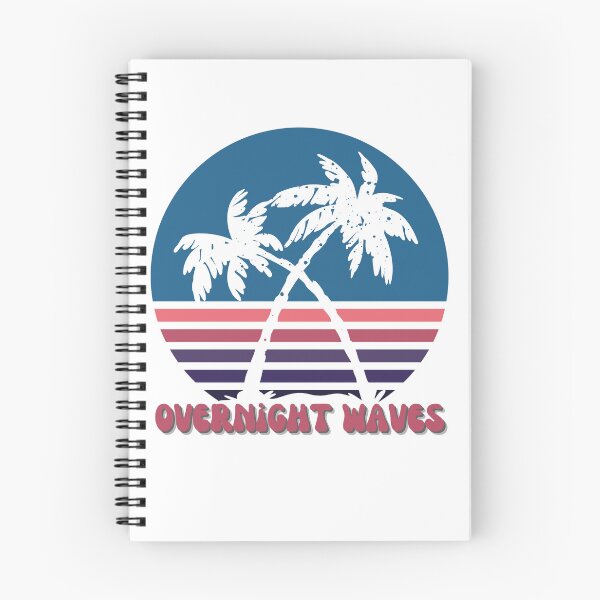 Item preview, Overnight Waves- Vintage Tropical Sunset - BEACH LOVE - Sunset Chaser designed and sold by Sun Sand & Sea Art.