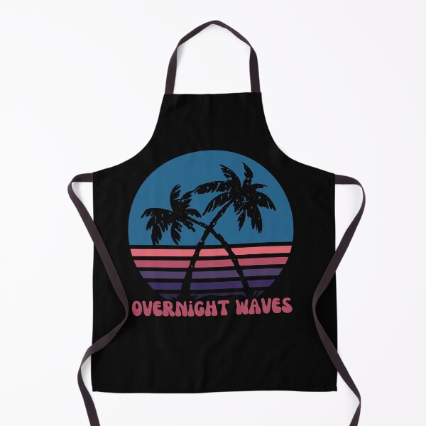 Item preview, Overnight Waves- Vintage Tropical Sunset - BEACH LOVE - Sunset Chaser designed and sold by Sun Sand & Sea Art.