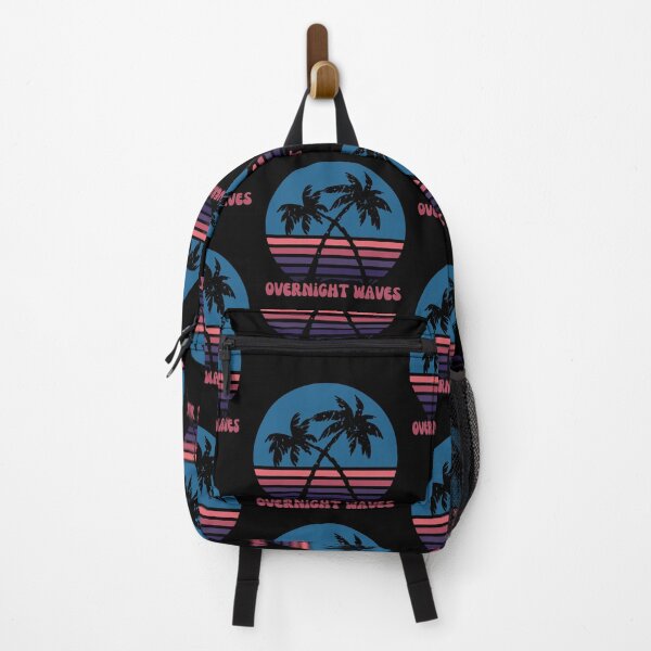 Item preview, Overnight Waves- Vintage Tropical Sunset - BEACH LOVE - Sunset Chaser designed and sold by Sun Sand & Sea Art.