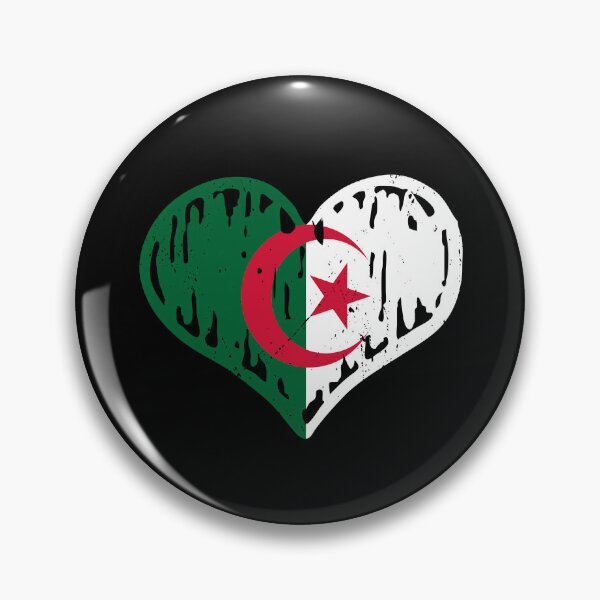 Item preview, Algeria Flag Heart Love designed and sold by rafaeltto.