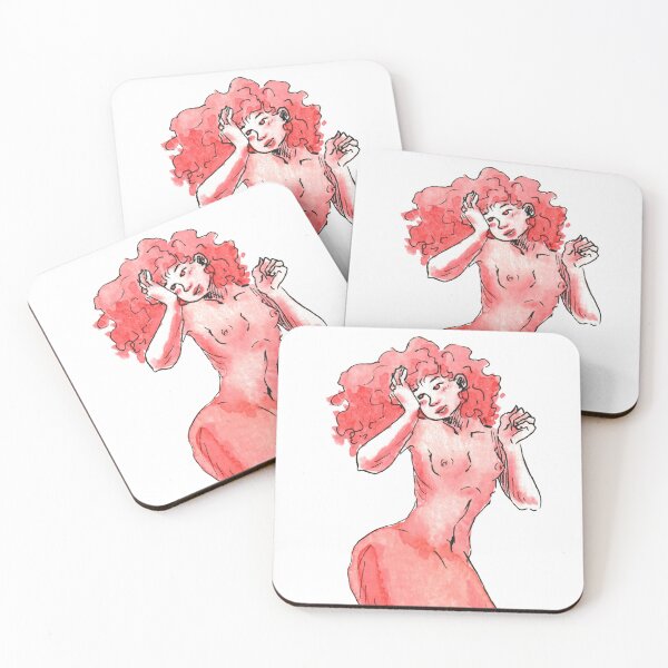 Item preview, Red - Mermay 2022 day 17 designed and sold by Adca-art.