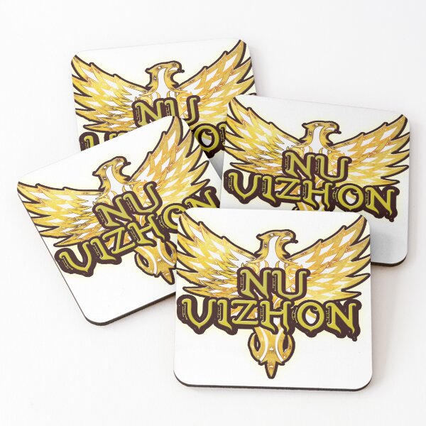 Artikelvorschau, NU VIZHON GOLDSCHWARZES LOGO entworfen und verkauft von MDXchange.