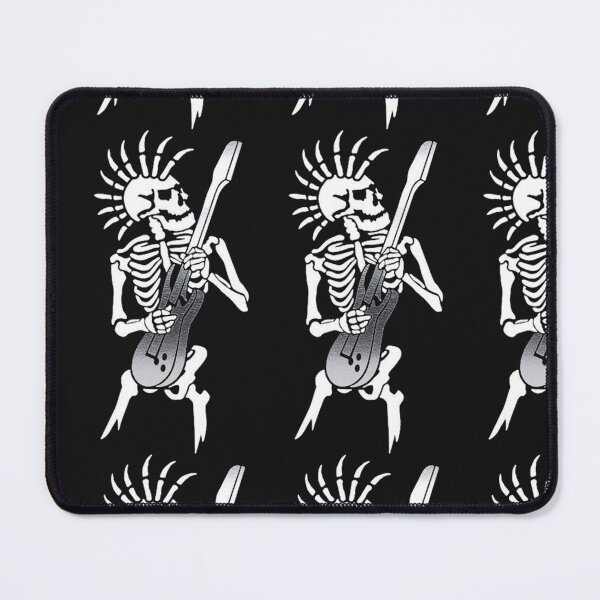 Item preview, funky skeleton - Guitar rock goth skull biker play music designed and sold by AdesignTEE.